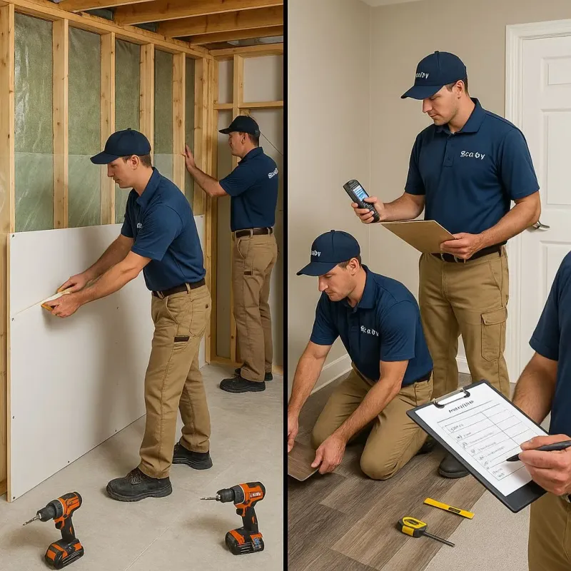 Repairs and Reconstruction process in West Freehold, NJ