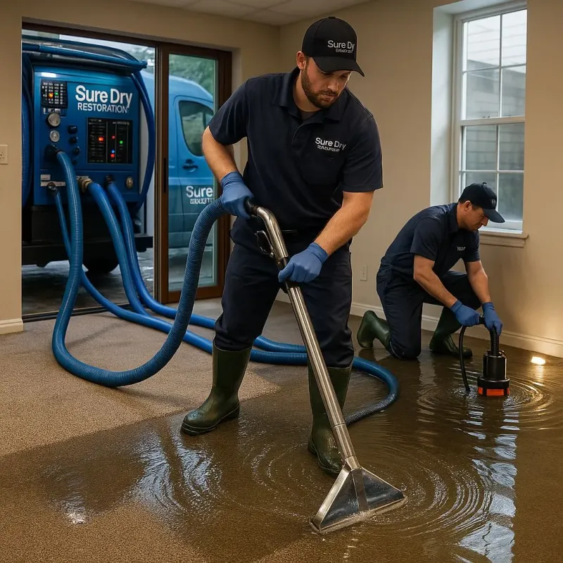 Water Extraction and Removal process in West Freehold, NJ